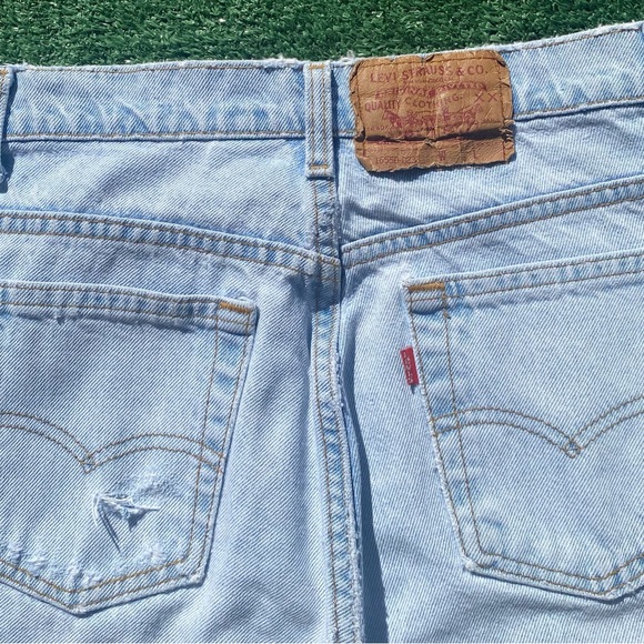 VTG 90’s Levis 532 Distressed Denim Jeans Women’s Size 30 Inch Waist USA Made - Picture 6 of 9